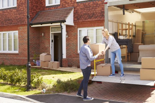Moving van serving homes in Haringey