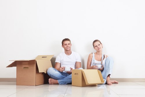 Packing and loading support for a flat move in Haringey