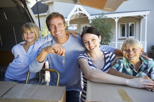 Domestic home move with van transport and careful loading