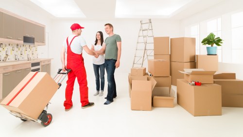 Commercial moving truck service for offices and shops in Haringey