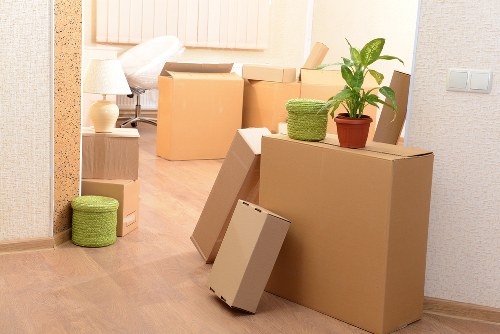 Office removals and commercial move support with a van
