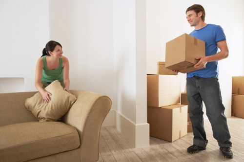 Packing and loading service for a home move in North London